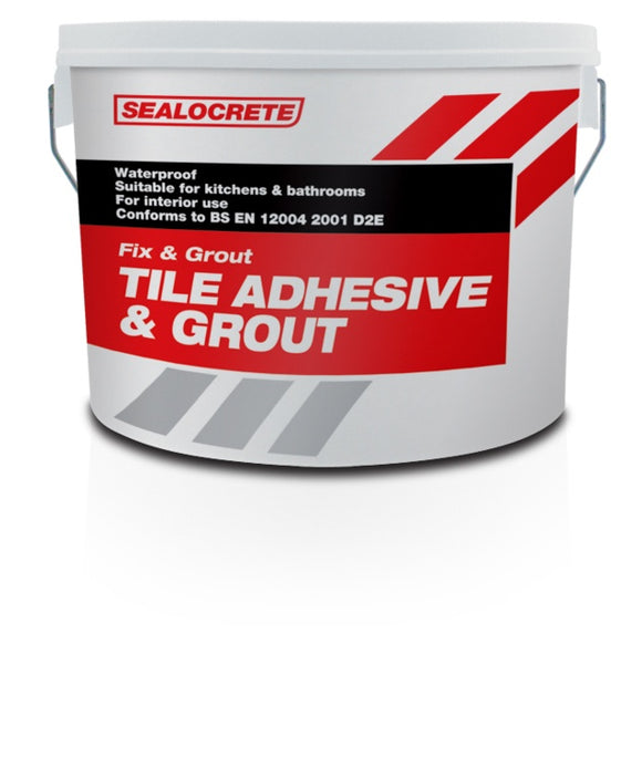 Sealocrete Fix & Grout Tile Adhesive & Grout 5L