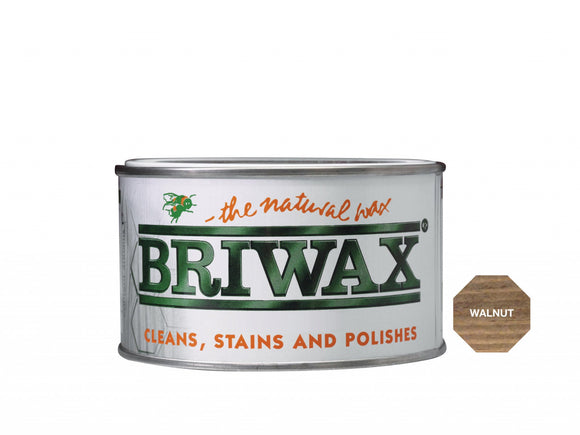 Briwax Natural Wax 400g Walnut