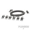 Cut-To-Size S/Steel Hose Clamp Set 9Pce