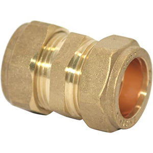 Compression 22mm Straight Coupler