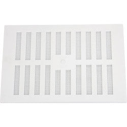 Map White Adjustable 'Hit & Miss' Vent (with Fixed Flyscreen