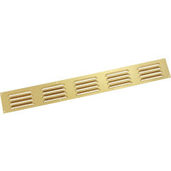 Map Louvred Door Vents - Aluminium - Gold Opening Size: 18"