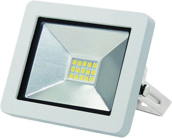 10 Watt White LED Floodlight No PIR  IP65