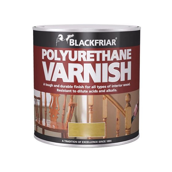 Blackfriars Polyurethane Varnish Gloss 500ml Spanish Mahogan