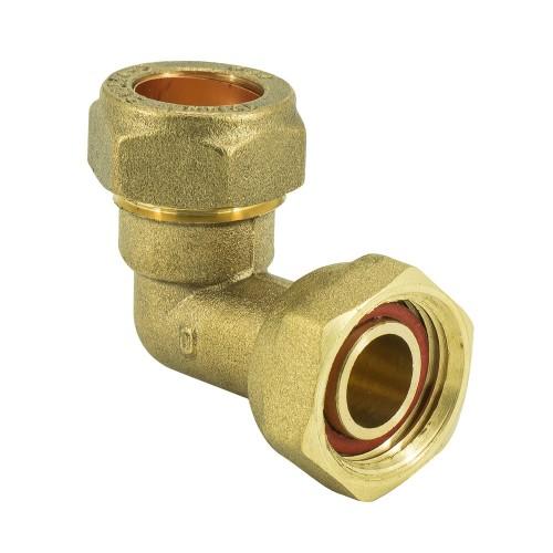 Compression 15mm Bent Tap Connector