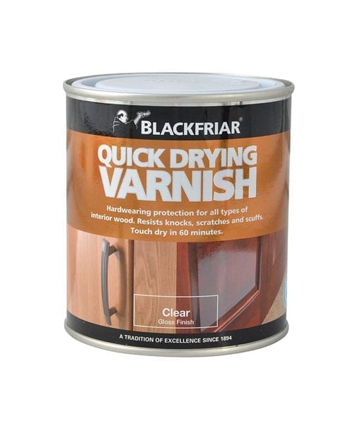 Blackfriars Q/Dry Varnish Gloss 1Ltr Clear