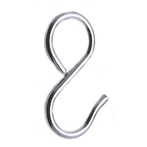 19mm Sliding Chrome Hanging Hooks Pk 4 (dis)