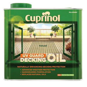 Cuprinol Decking Oil & Protector 2.5L Natural
