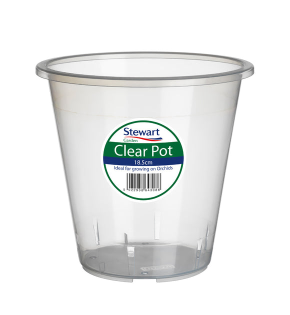 Stewart Clear Pot 18.5cm
