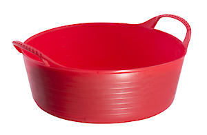 5Ltr Shallow Flexi Tubtrug Red