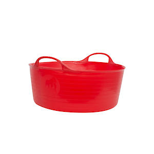 15Ltr Shallow Flexi Tubtrug Red