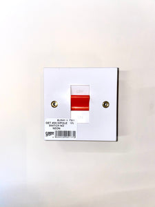 Get 45A D/Pole Switch No Neon