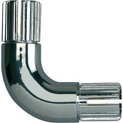 Rothley 90 Degree Elbow - Chrome Finish 19mm x 1 (dis)