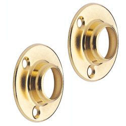 Rothley Deluxe Sockets - Pair 19mm - Brass Finish