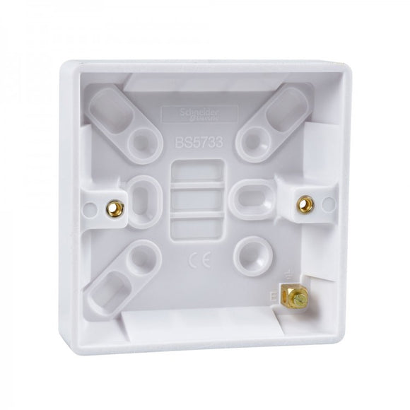 1G 16mm Plastic Back Box For Switches