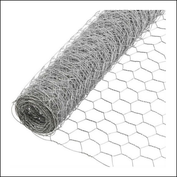 10M Galv Wire Netting 600x25mm