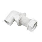White O/Flow 21.5mm Bent Tank Connector Os15