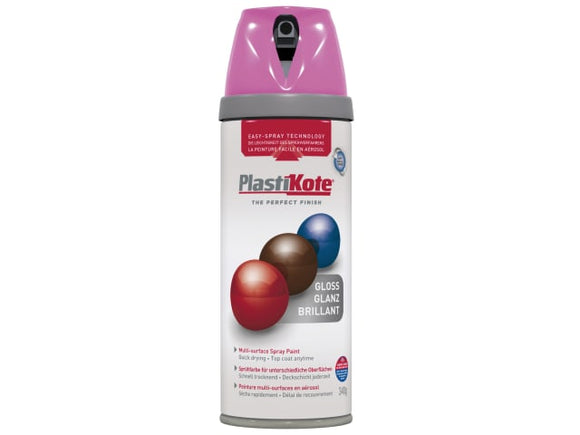 Plastikote Gloss Pink 400ml Spray
