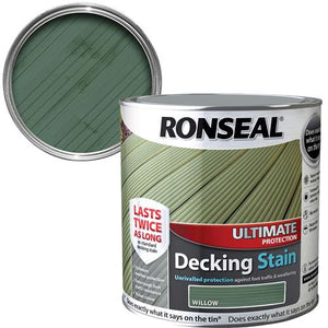Ronseal Ultimate Protection Decking Stain 2.5Ltr Willow