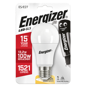 Energizer LED GLS E27 Warm White ES 13.2w 1521lm