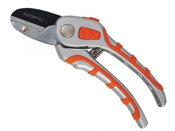 Samurai Anvil Secateurs 205mm