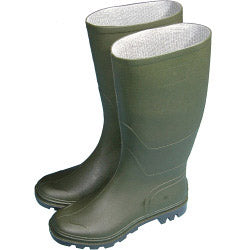 Full Length Wellington Boots Green Size 10