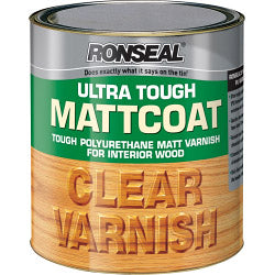 Ronseal Ultra Tough Varnish Matt Coat 2.5L
