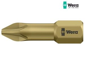 Wera Pozidriv Torsion PZ3 Bits 25mm Pack of 2