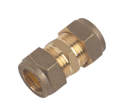 Compression 15mm Straight Coupler