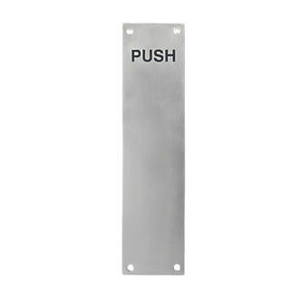 Finger Plate (Push) Stainless Steel
