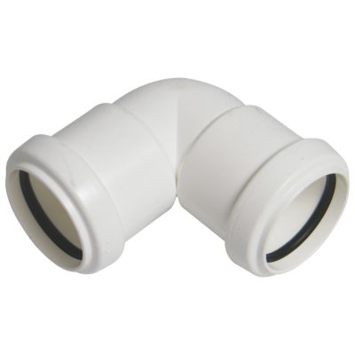 White P/Fit Waste 90 Bend 32mm WP10