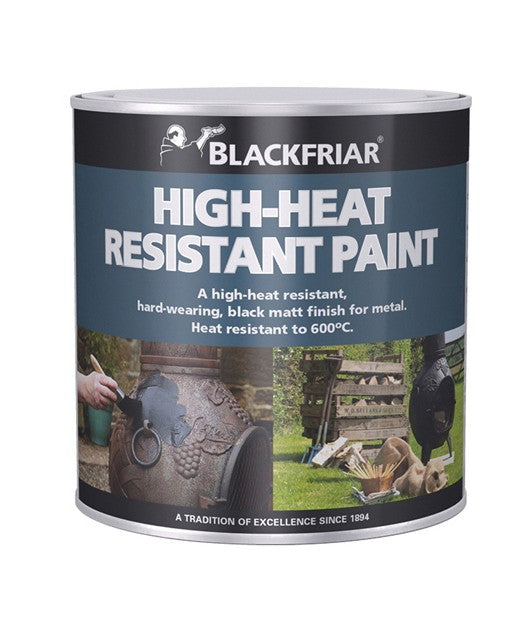 Blackfriars Heat Resist Paint 250ml Black