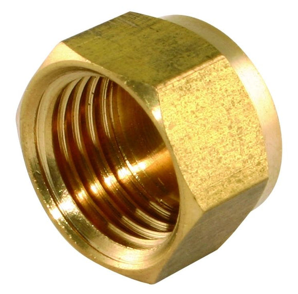 COMPRESSION 3/8 BSP BRASS CAP