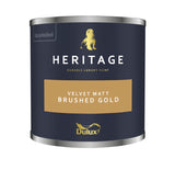 DULUX TRADE HERITAGE TESTER BRUSHED GOLD 125ML