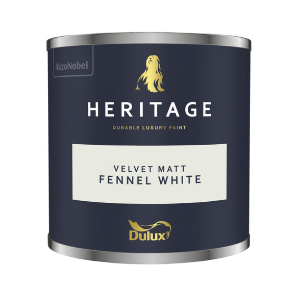 Dulux Trade Heritage Tester Fennel White 125ml