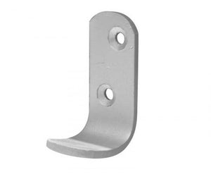 Single Robe Hook Satin Aluminium Pack of 1