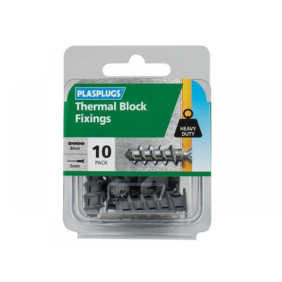 Plasplugs Thermal Block Fixings Pack 10