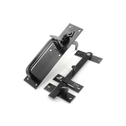 Securit Suffolk Latch 180mm Black