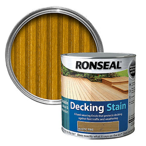 Ronseal Decking Stain 2L+25% Free Rustic Pine