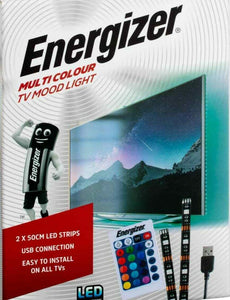 Energizer Multi Colour TV Mood Light 2 x 50cm