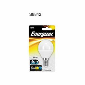 Energizer LED E14 Golf Ball Lamp Warm White 6.2w SES Fitting