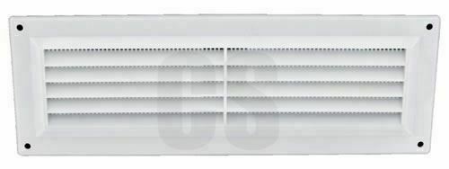 Securit White Plastic Louvre Vent 9