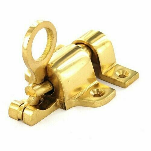 Securit Brass Fanlight Catch 65mm