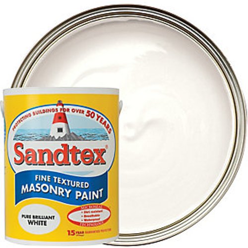 Sandtex Textured 5Ltr Pure Brilliant White