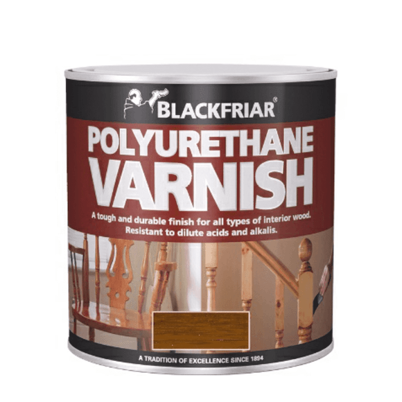 Blackfriars Polyurethane Varnish Gloss 1Ltr Burmese Teak