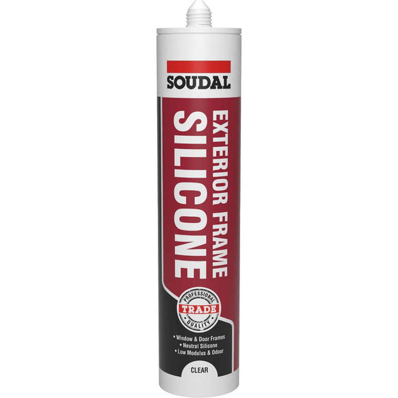 Soudal Ext Frame Silicone Clear 270ml