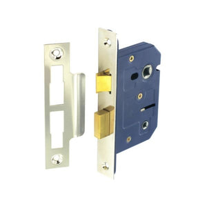 Securit Bathroom Lock Nickel Plated 63mm