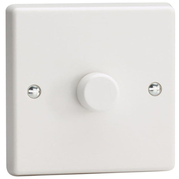 1G 2 Way Dimmer 60W-400W White HQ3W