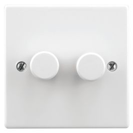 2G 2 Way Dimmer 60W-400W White HQ83W